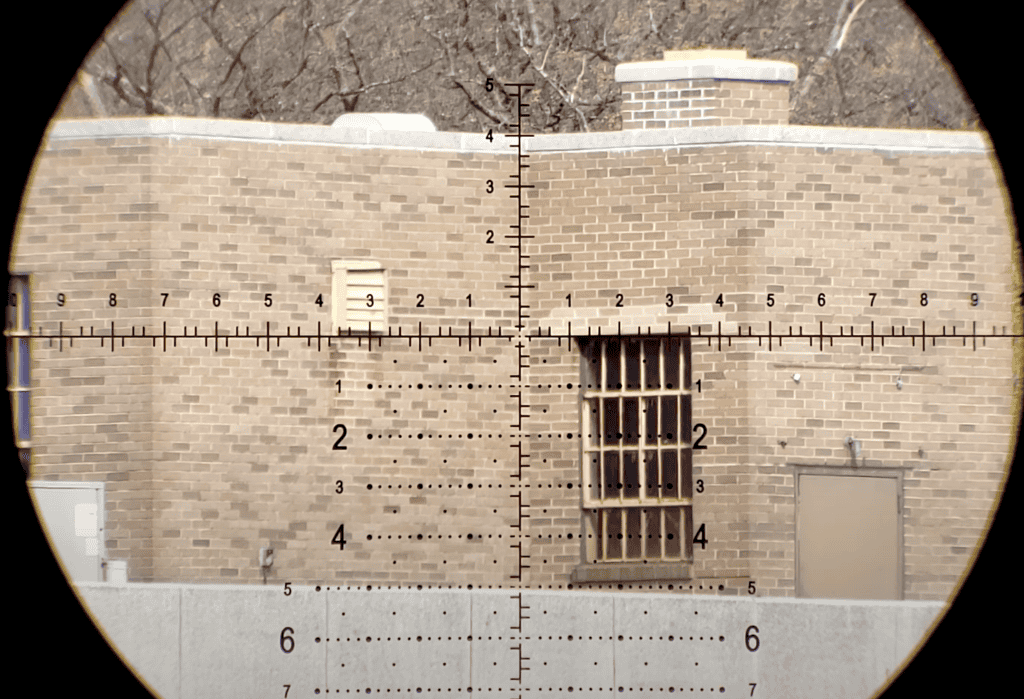 NightForce MIL XT reticle