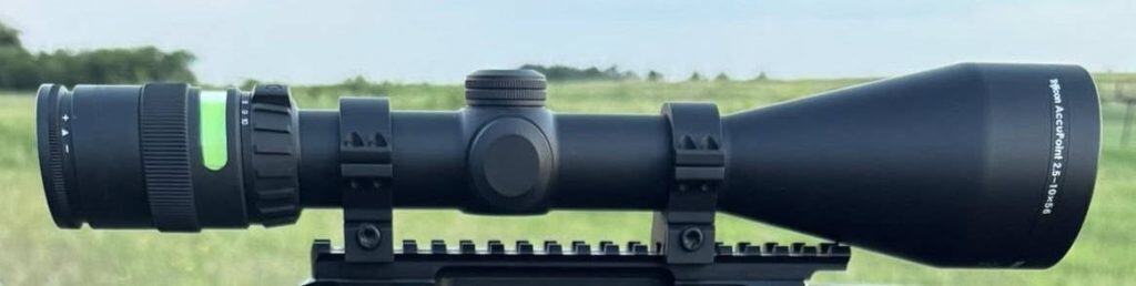Trijicon TR22 AccuPoint 2.5-10x56 side view