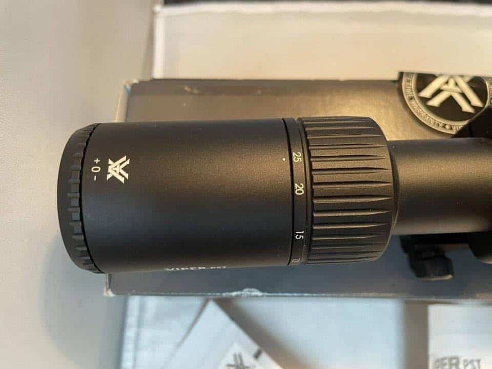 Vortex Optics Viper PST Gen II 5-25x50 magnification ring