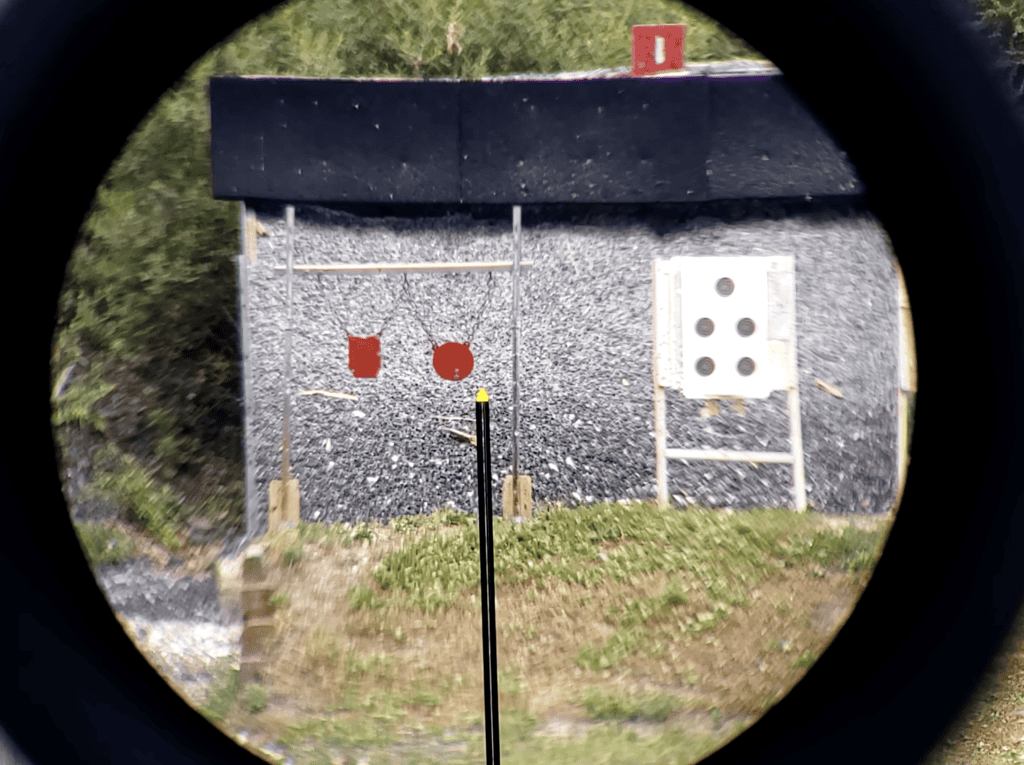 Trijicon AccuPoint TR-24 1-4x24mm triangle post reticle