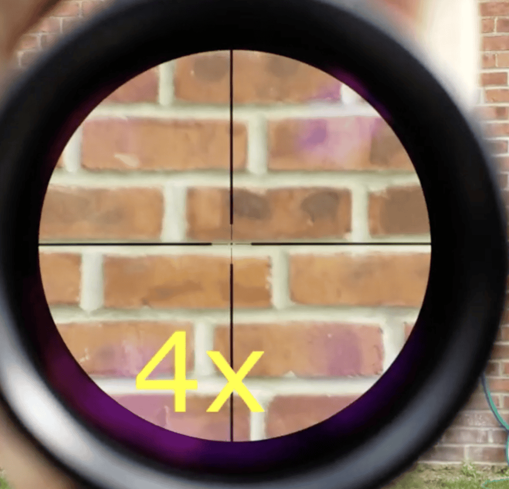 Vortex Crossfire II 1-4x24mm V-brite reticle 4x