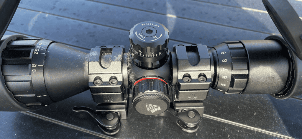 UTG BugBuster 3-9x32mm side view