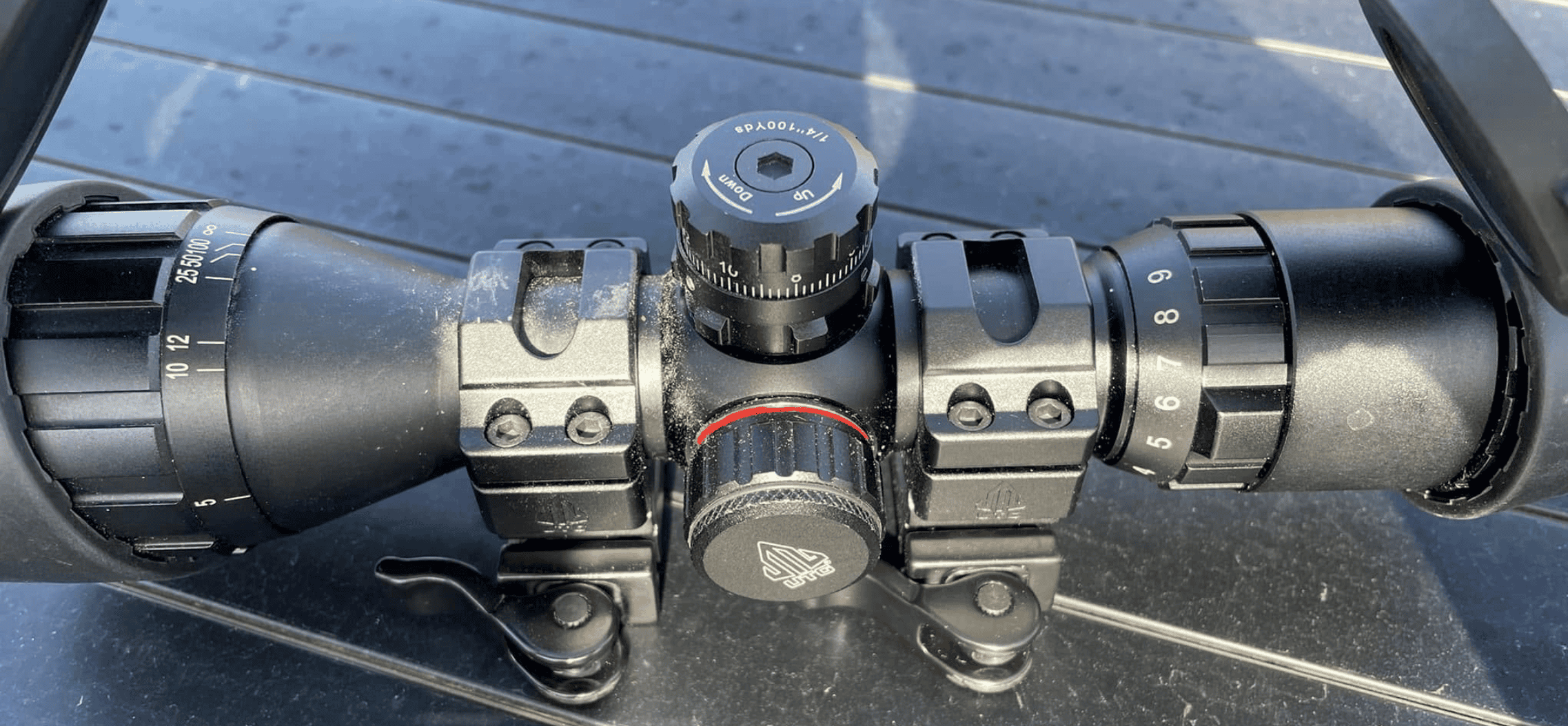 UTG BugBuster 3-9x32mm side view